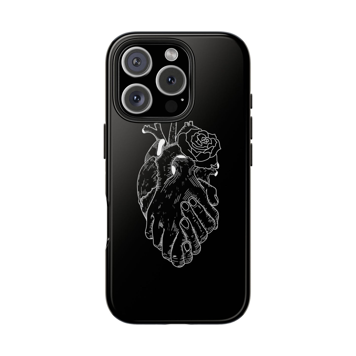 BLACK - Tough Phone Case