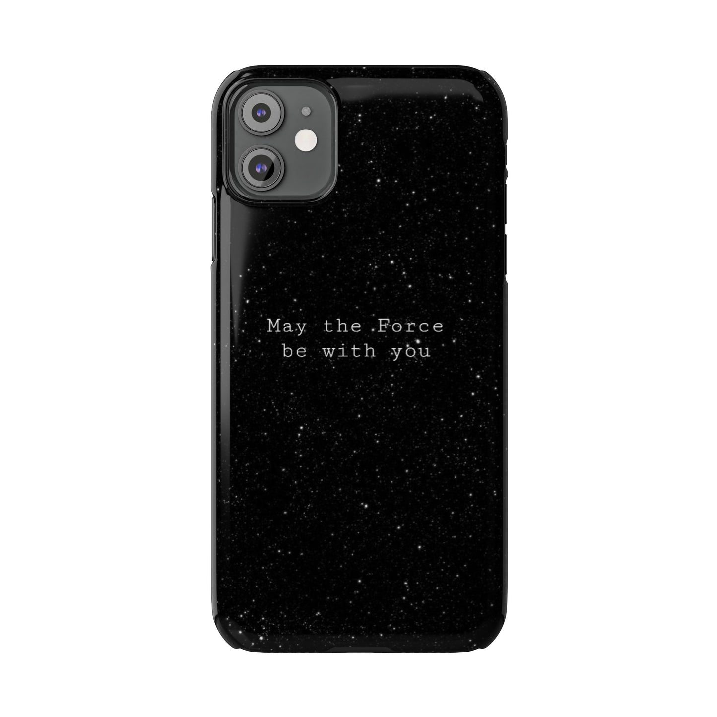 MAY-THE-FORCE-BE-WİTH-YOU Slim Phone Case