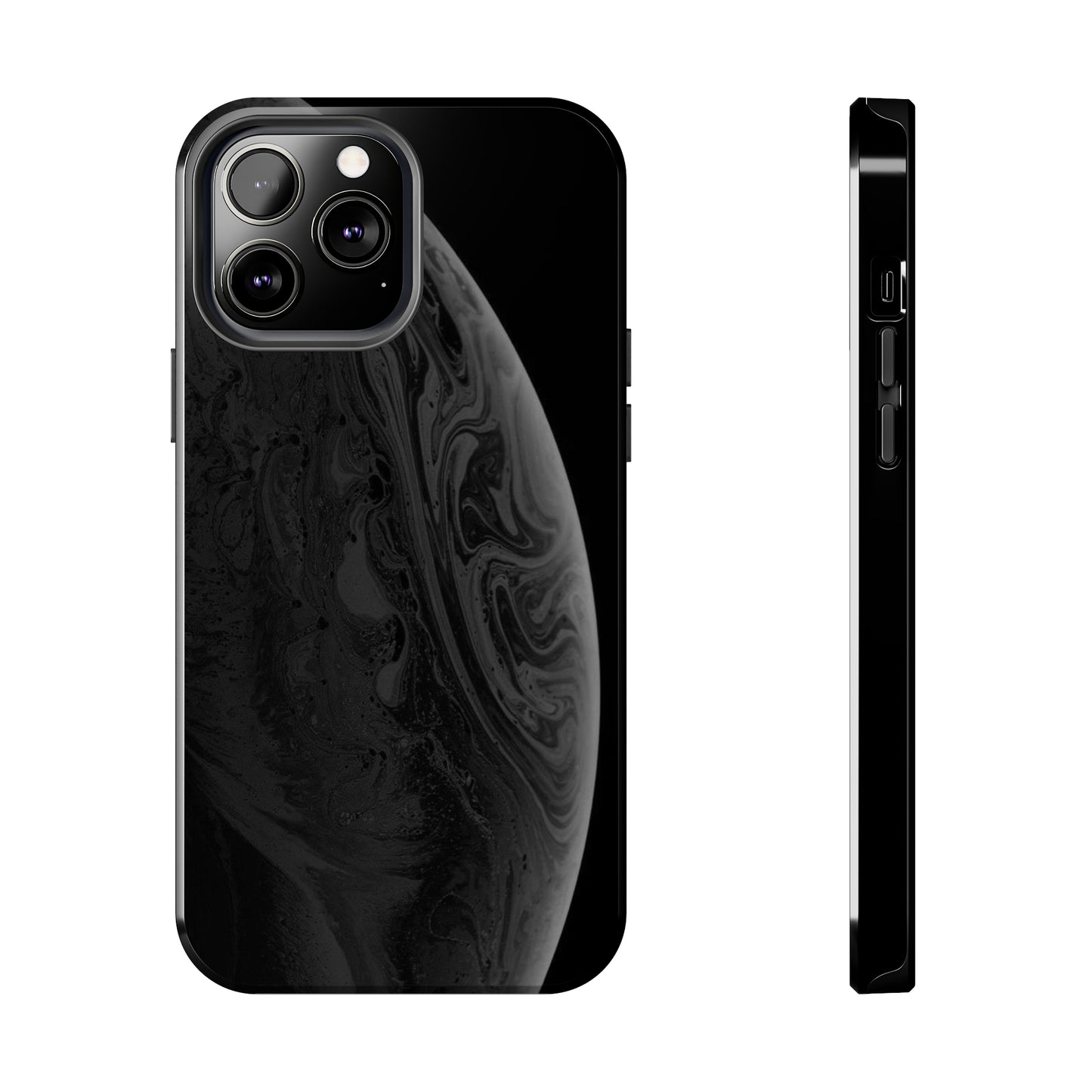 BLACK Tough Phone Case