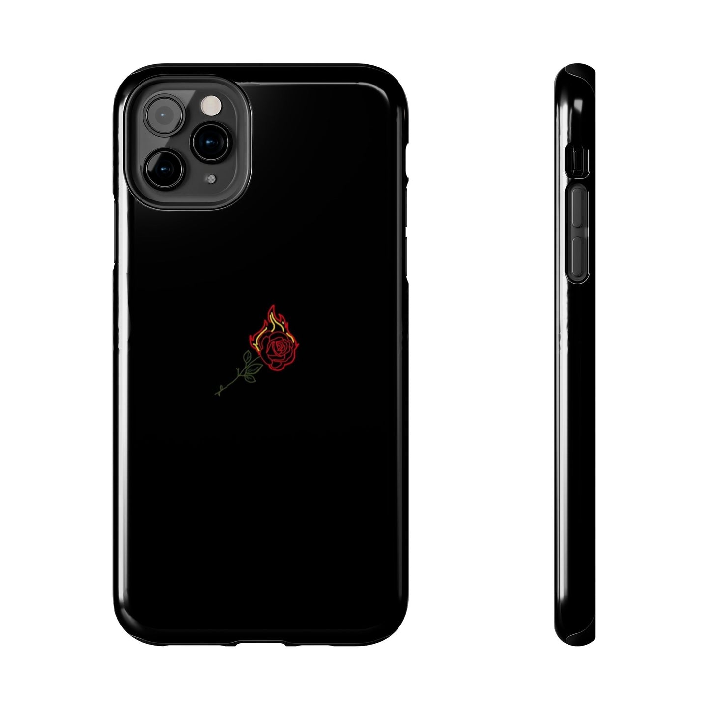 BLACK - Tough Phone Case