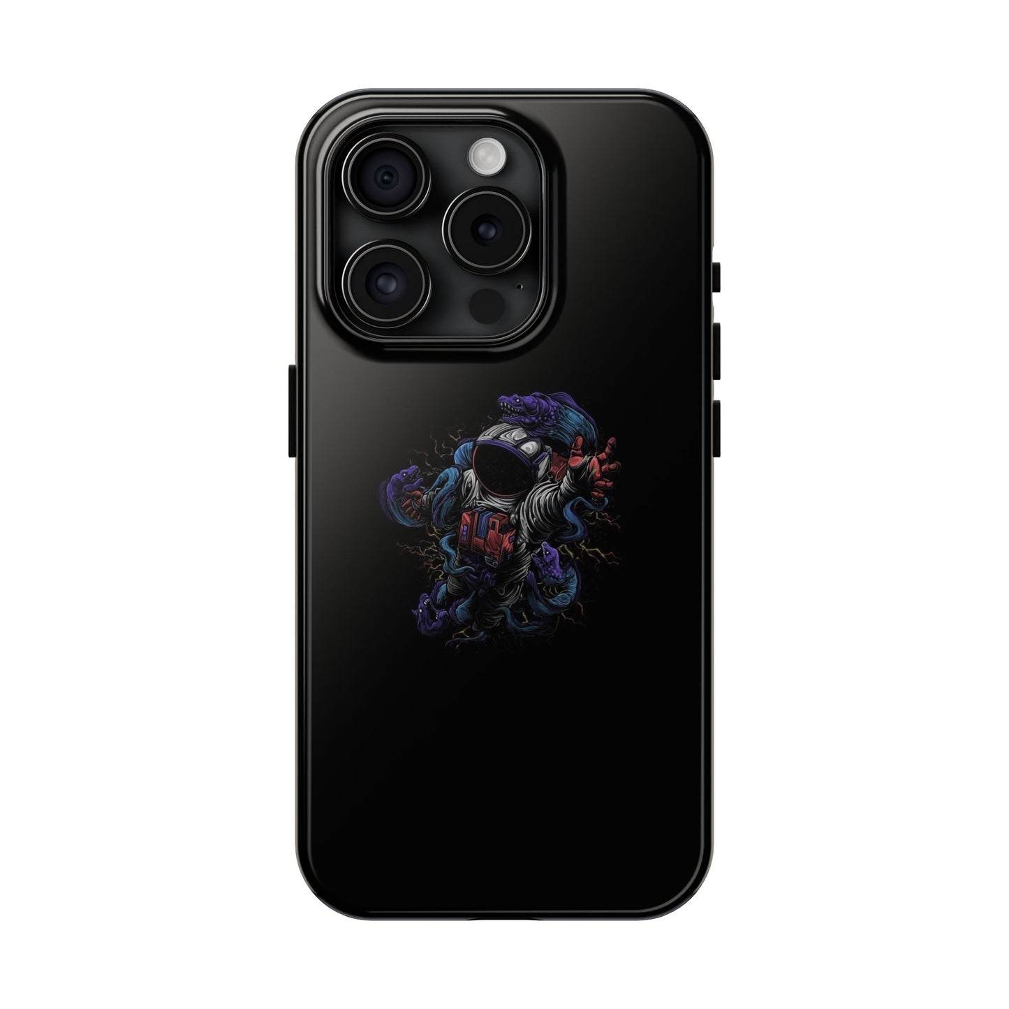 BLACK - Tough Phone Case
