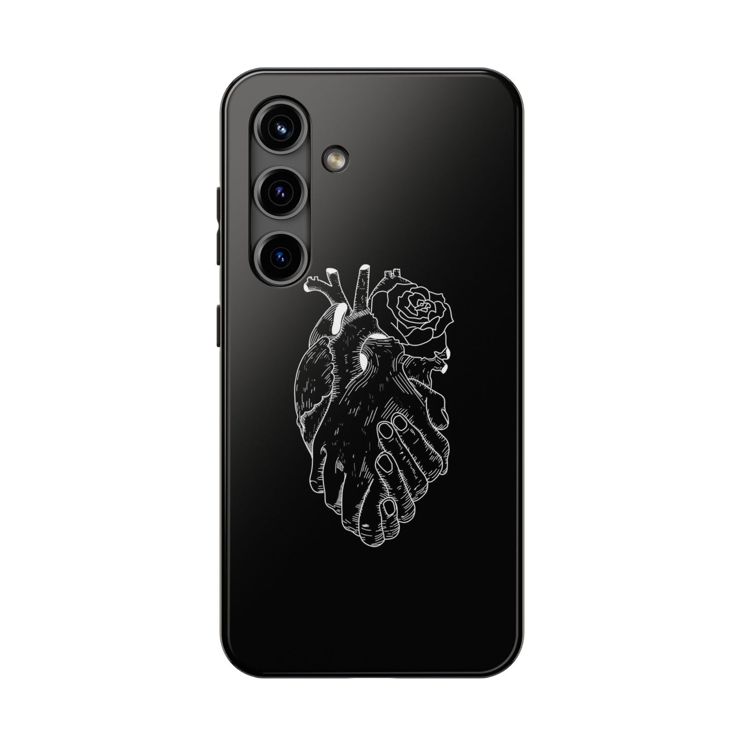 BLACK - Tough Phone Case