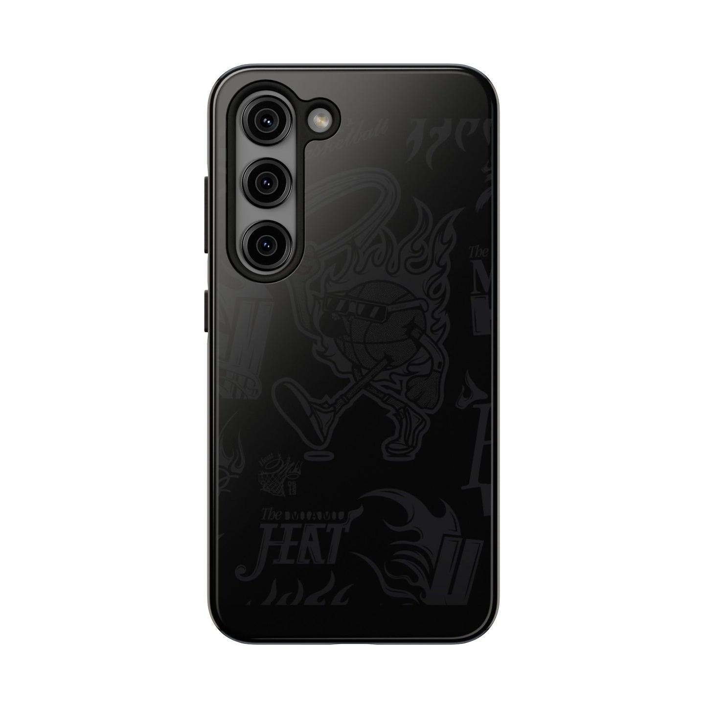 BLACK - Tough Phone Case