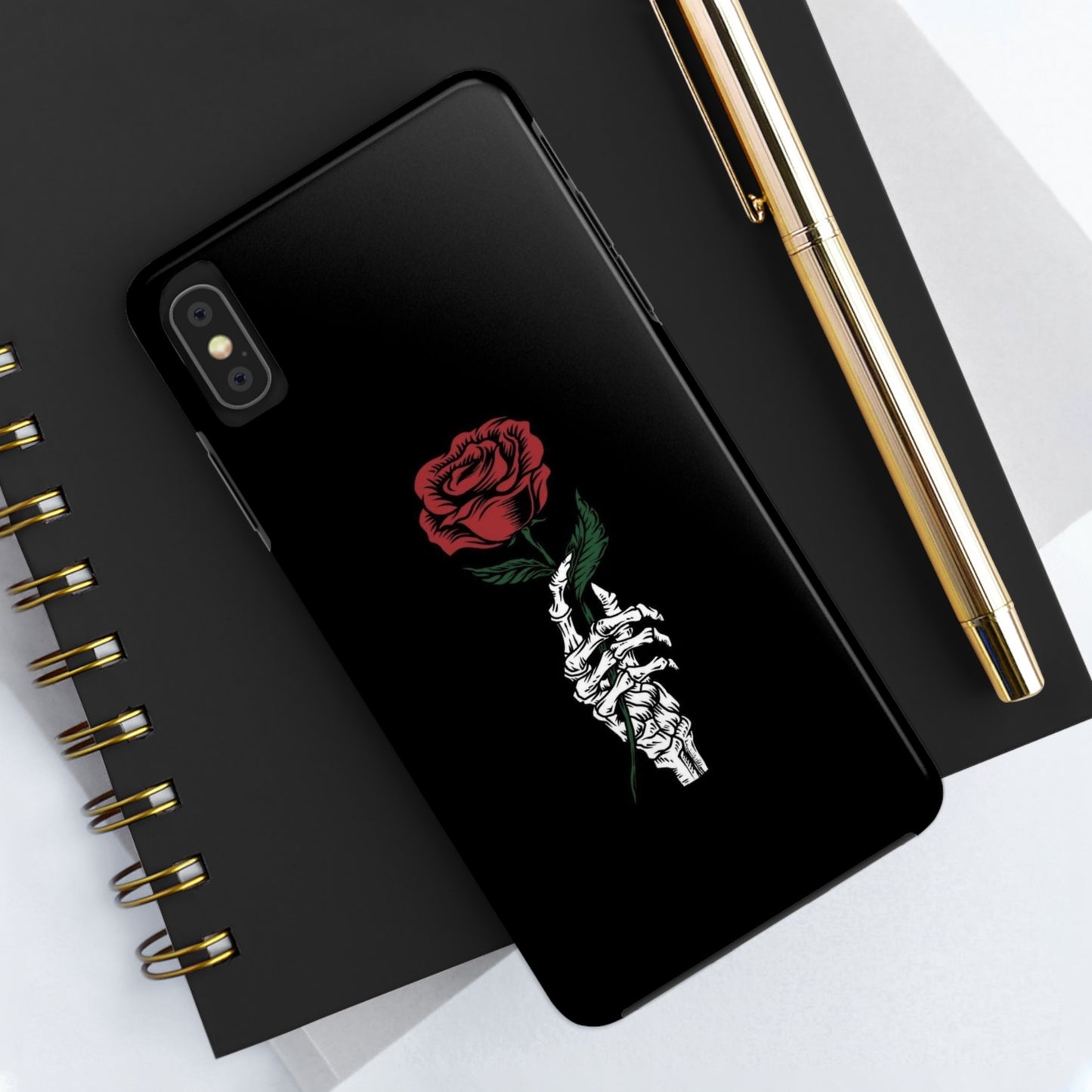 SKELETON/ROSE Tough Phone Case