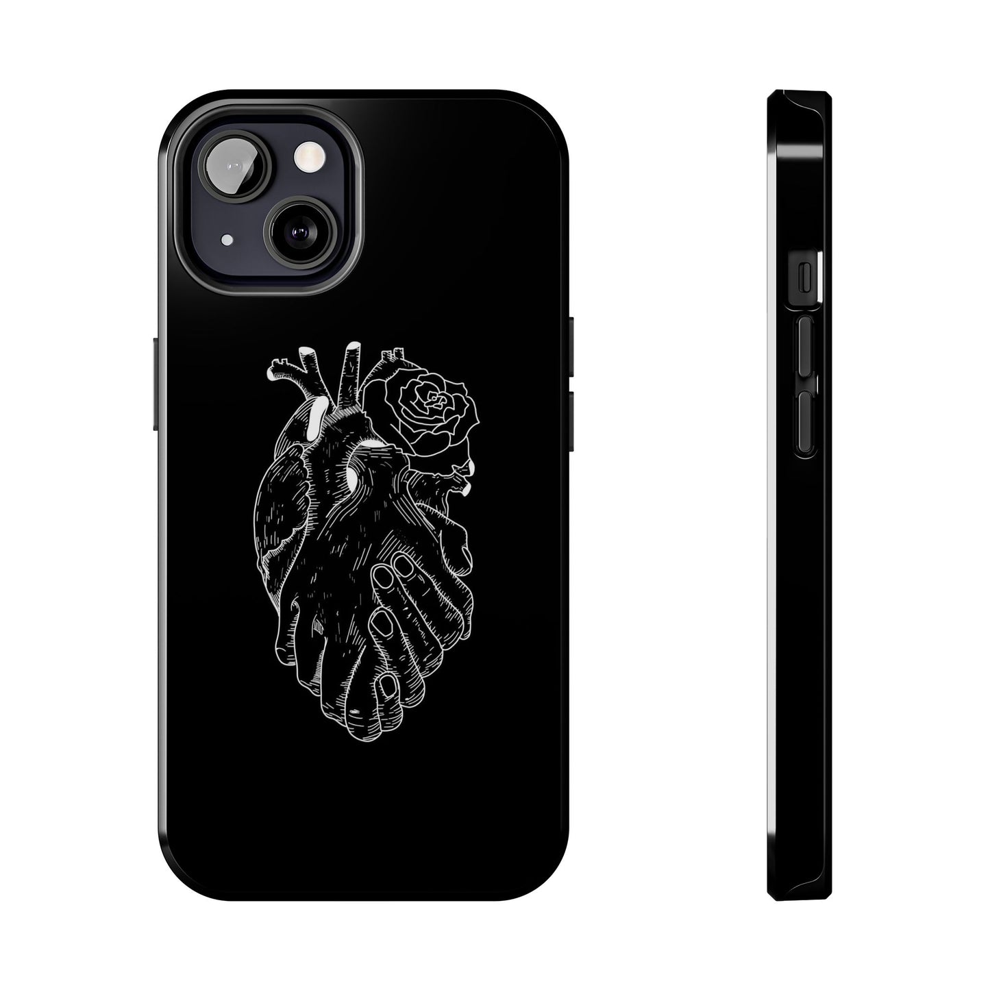 BLACK - Tough Phone Case