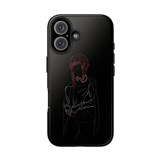 BLACK - Tough Phone Case