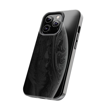 BLACK Tough Phone Case