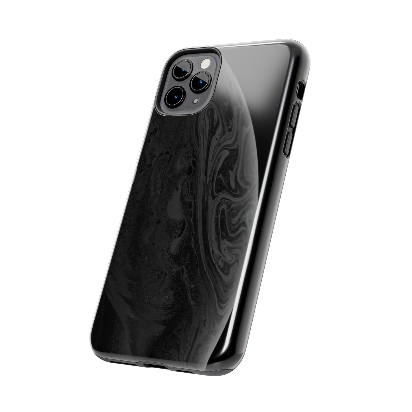 BLACK Tough Phone Case