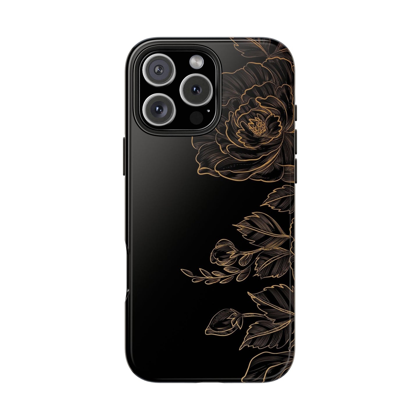 BLACK - Tough Phone Case