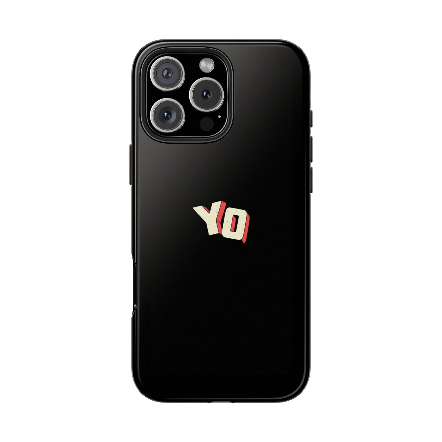 BLACK - Tough Phone Case