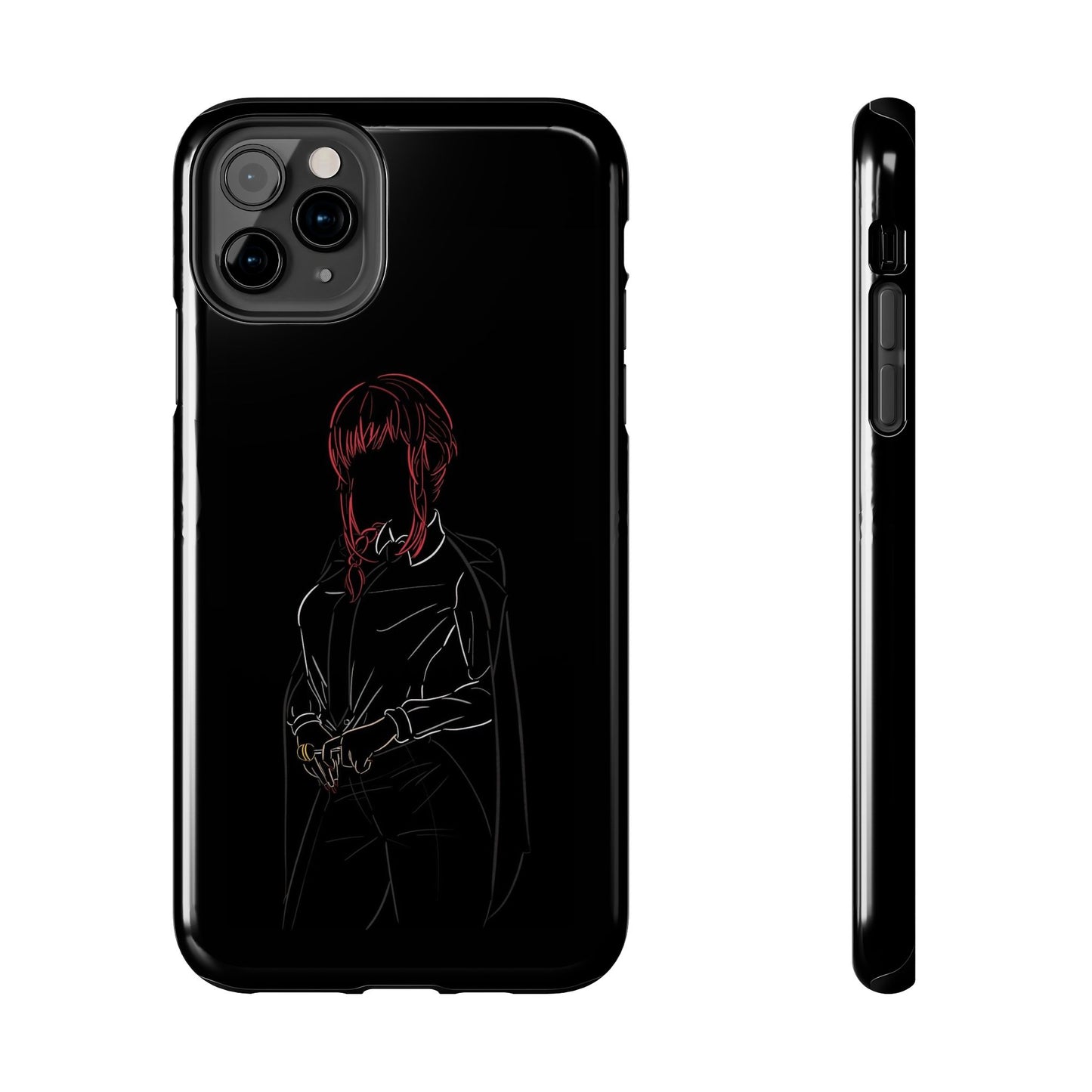 BLACK - Tough Phone Case