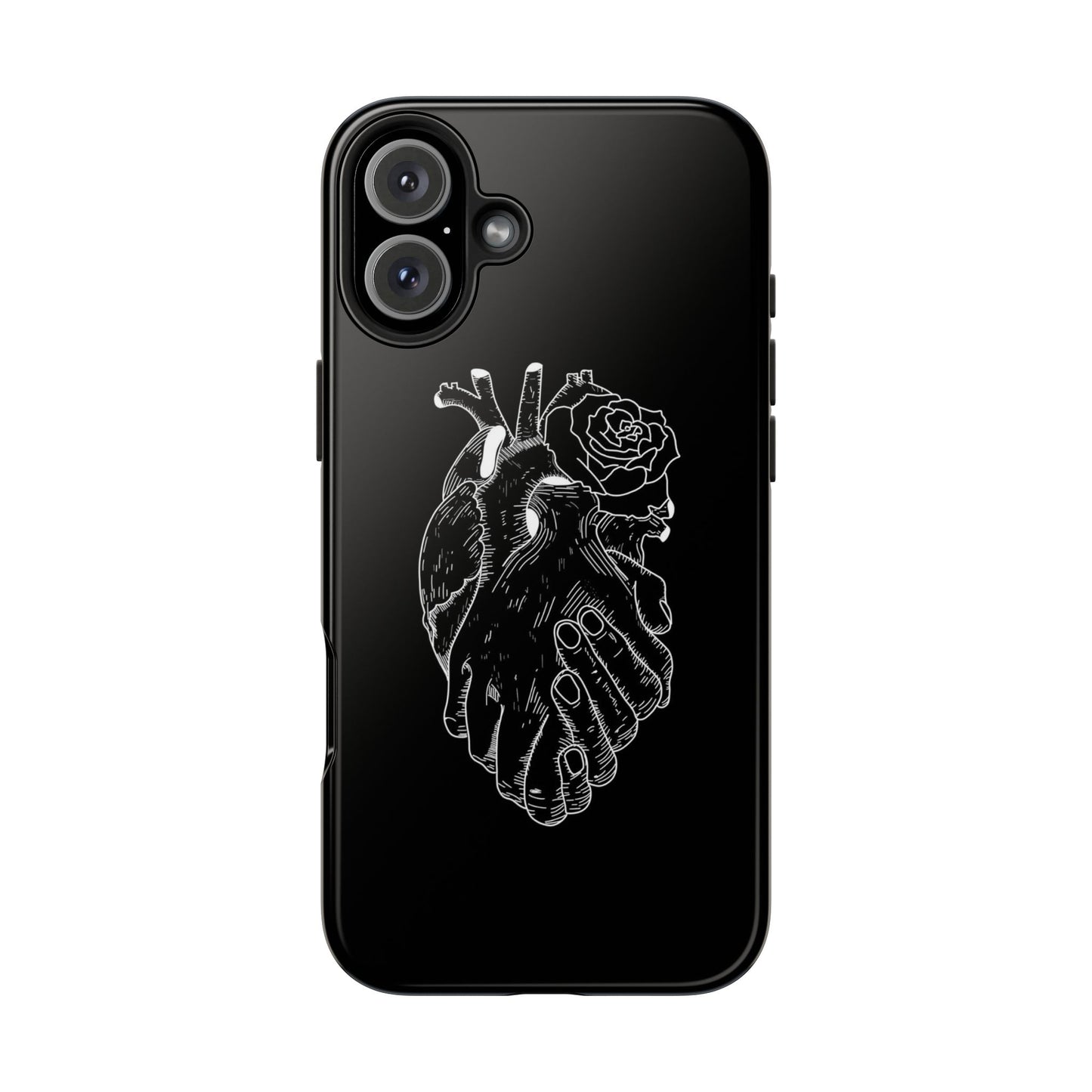 BLACK - Tough Phone Case