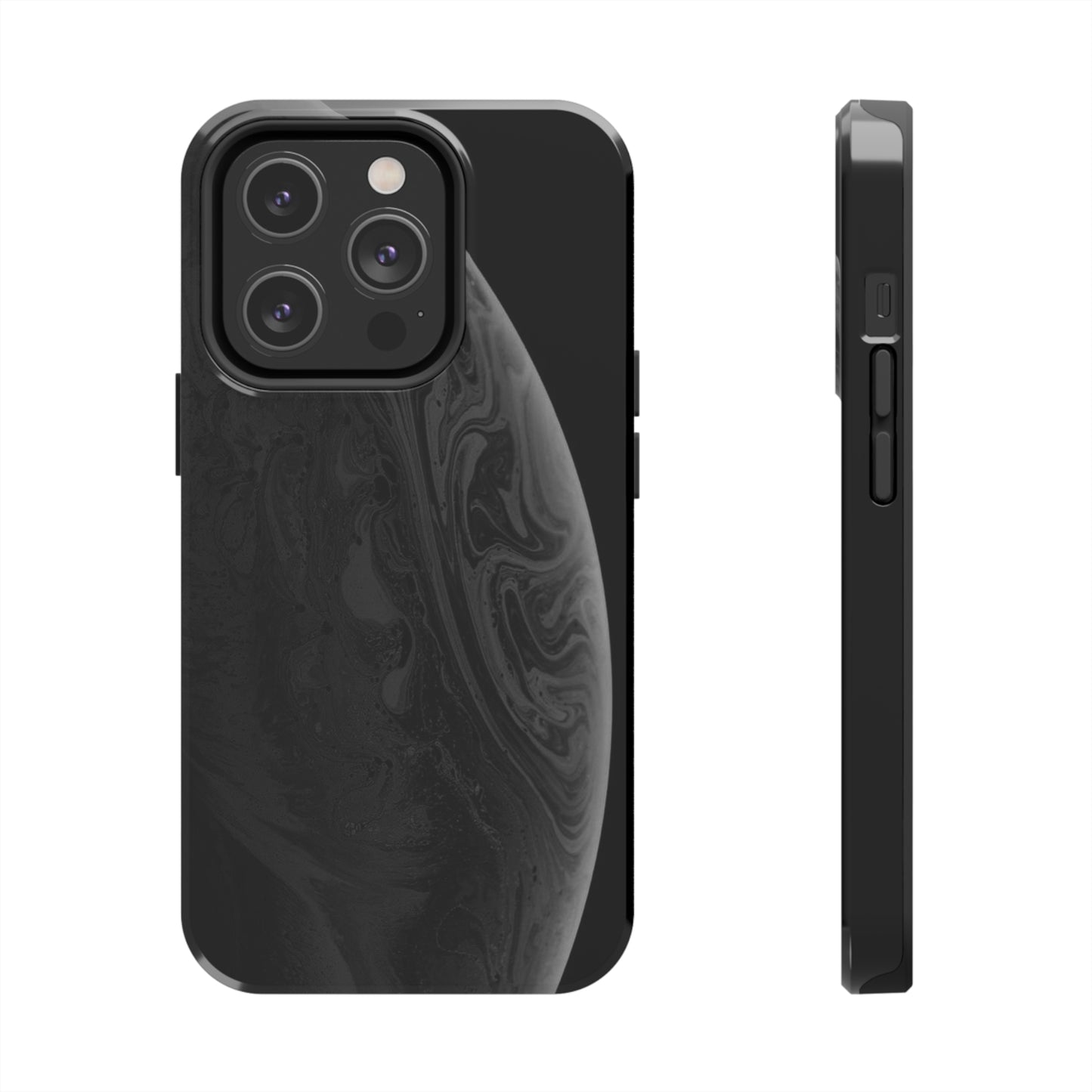 BLACK Tough Phone Case