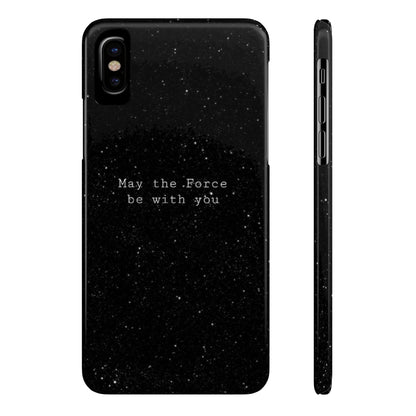 MAY-THE-FORCE-BE-WİTH-YOU Slim Phone Case