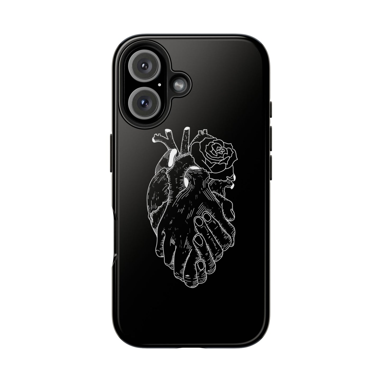 BLACK - Tough Phone Case