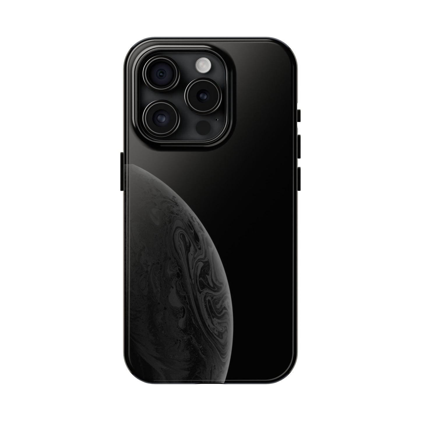 BLACK - Tough Phone Case