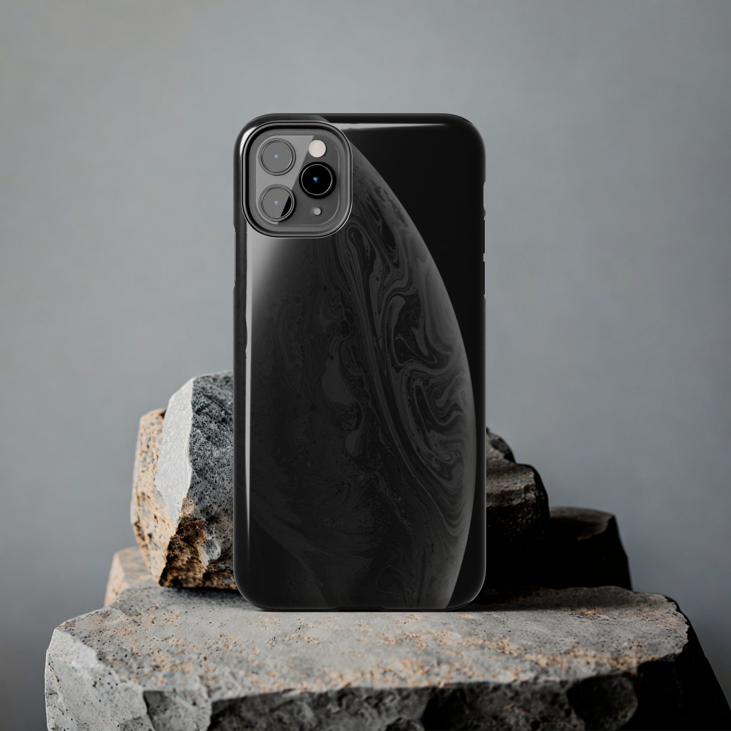 BLACK Tough Phone Case