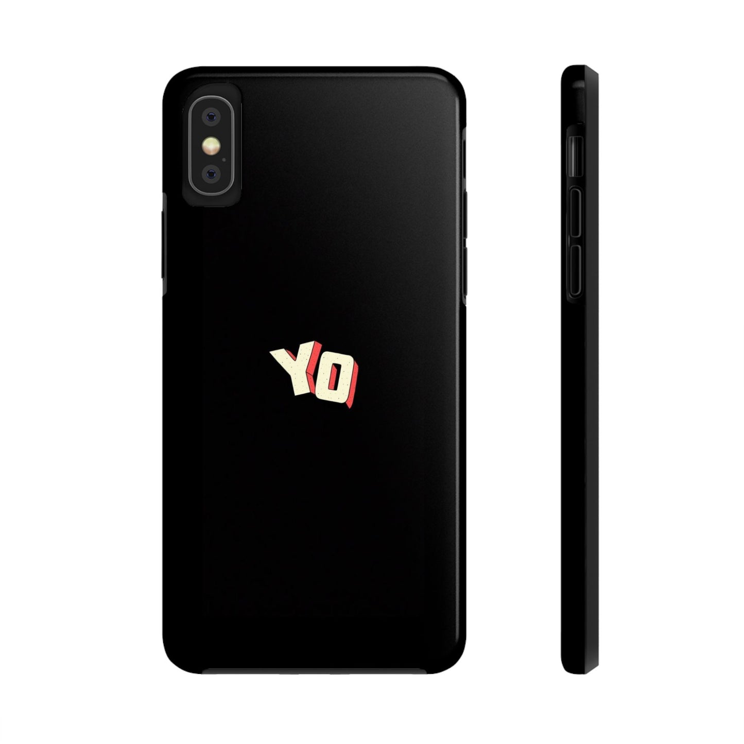 BLACK - Tough Phone Case
