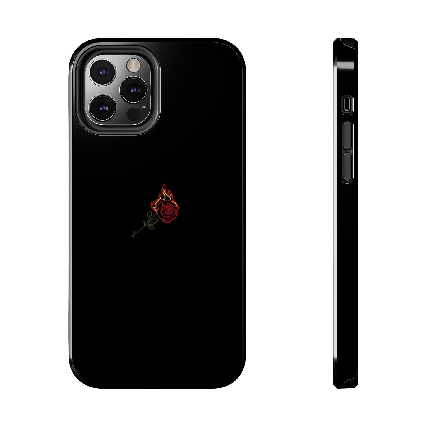 BLACK - Tough Phone Case