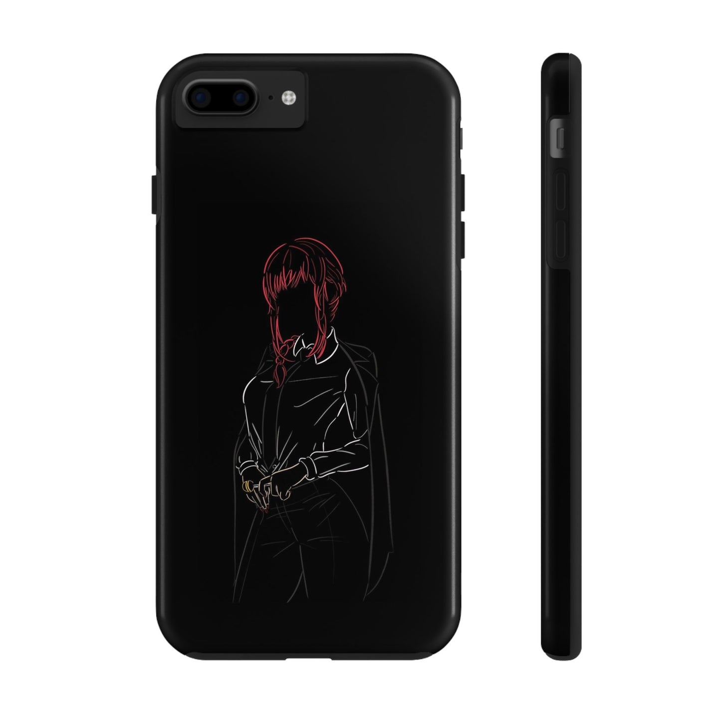 BLACK - Tough Phone Case