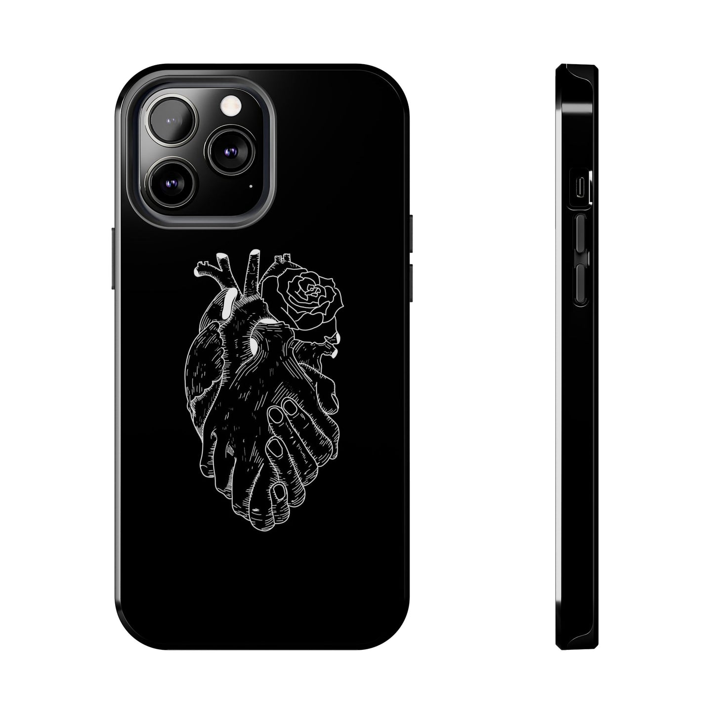 BLACK - Tough Phone Case