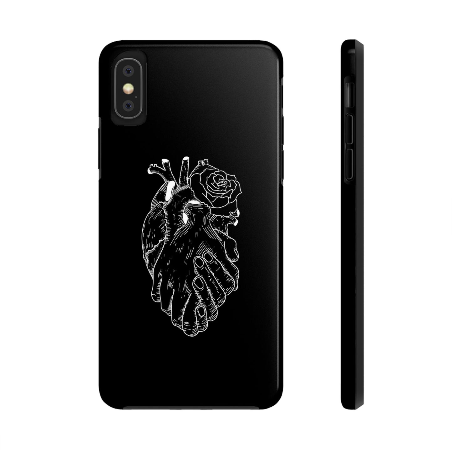 BLACK - Tough Phone Case