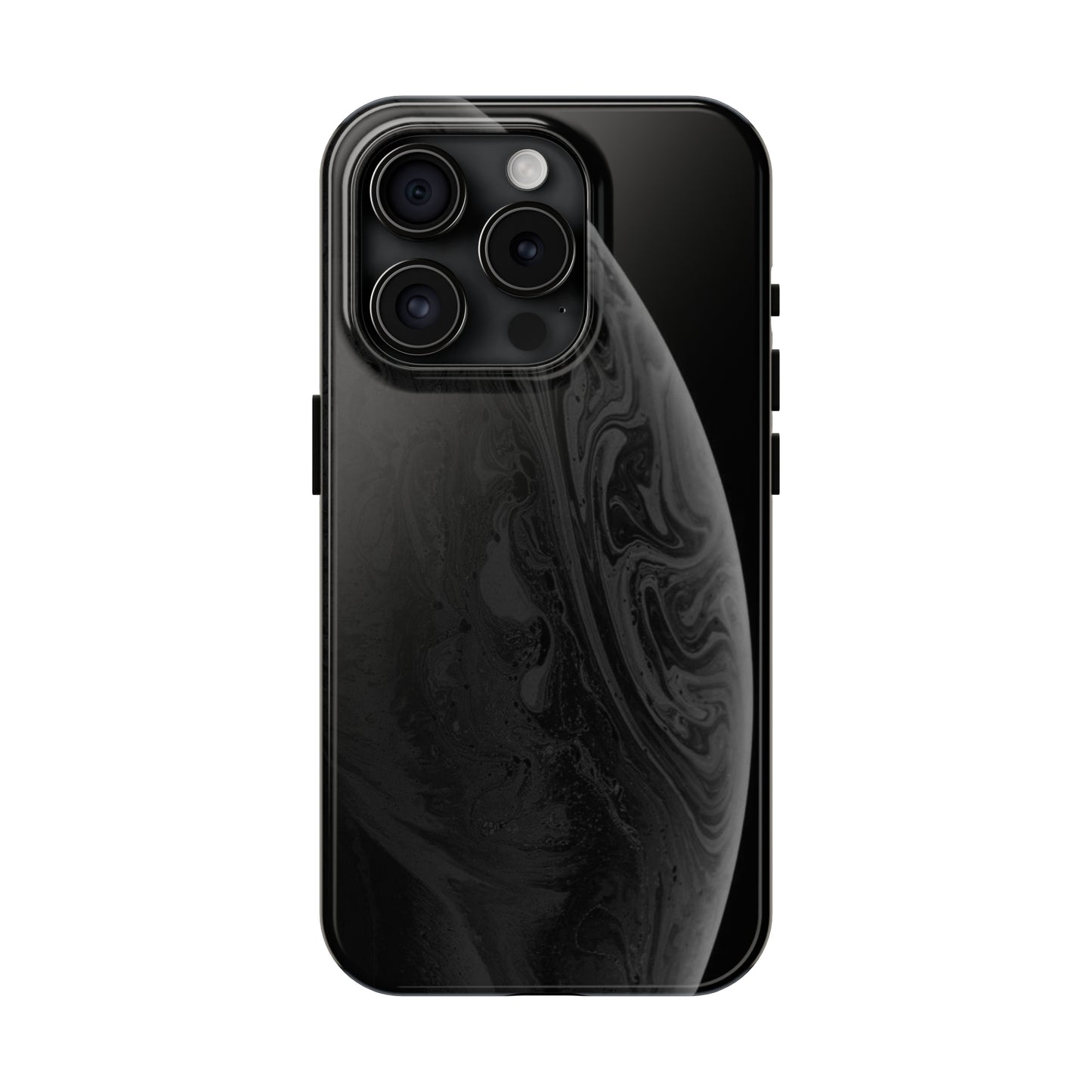 BLACK Tough Phone Case