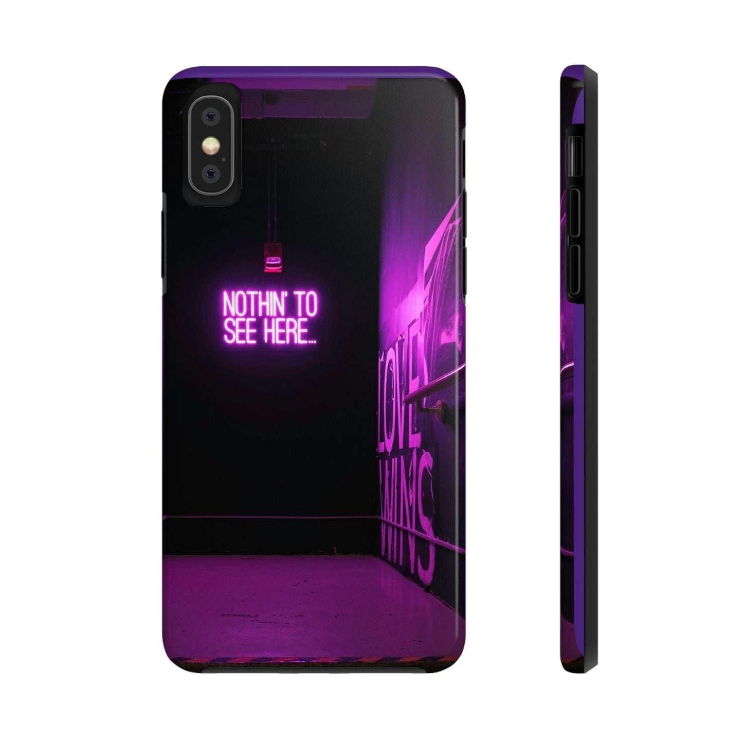 NOTHIN-TO-SEE-HERE Tough Phone Case