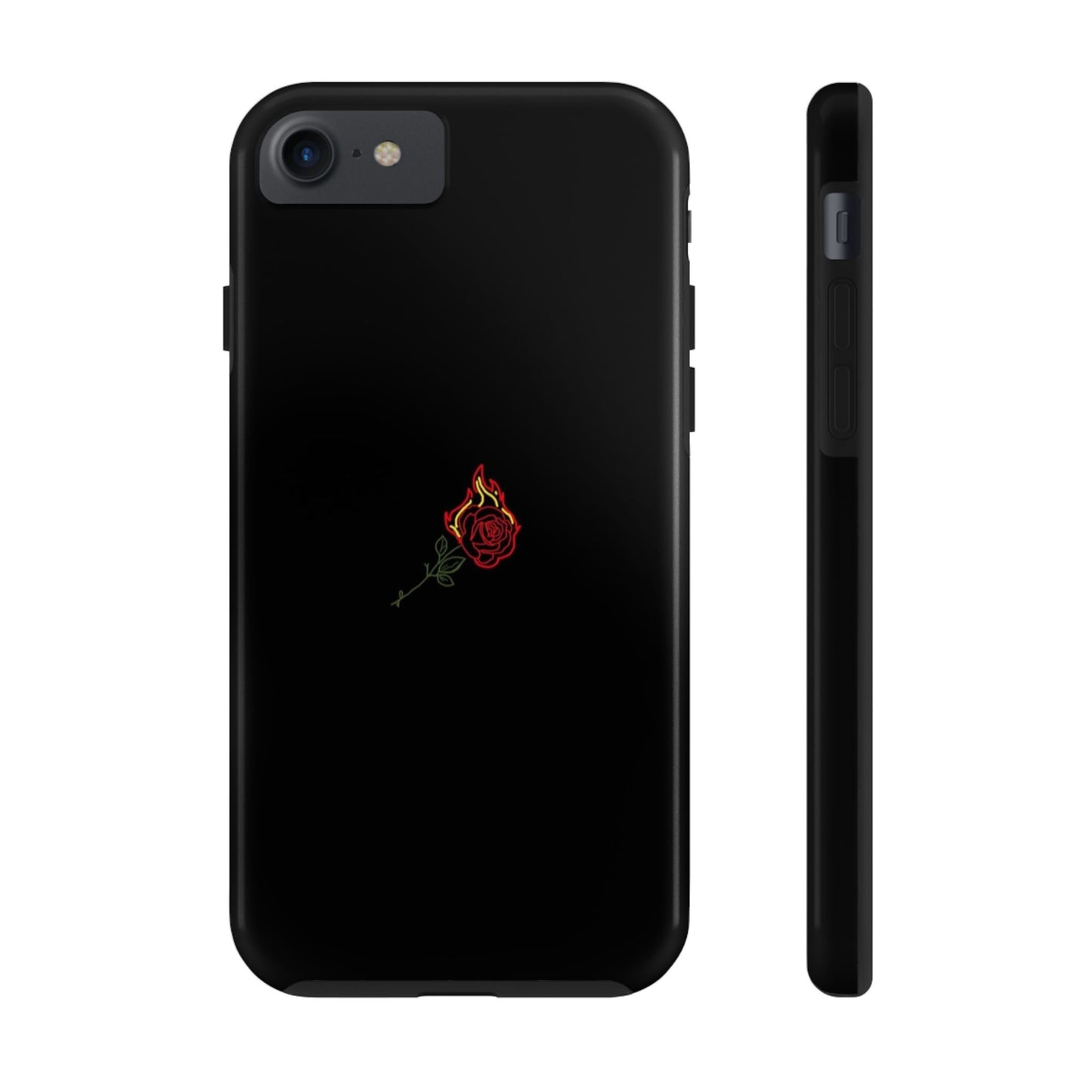 BLACK - Tough Phone Case