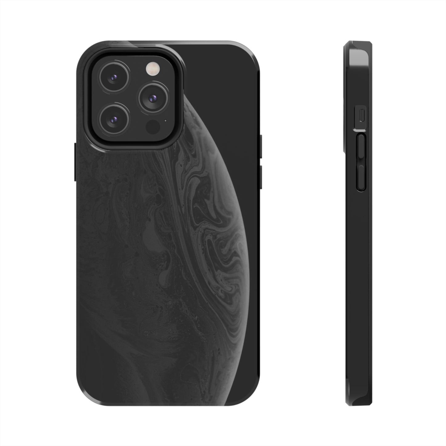 BLACK Tough Phone Case