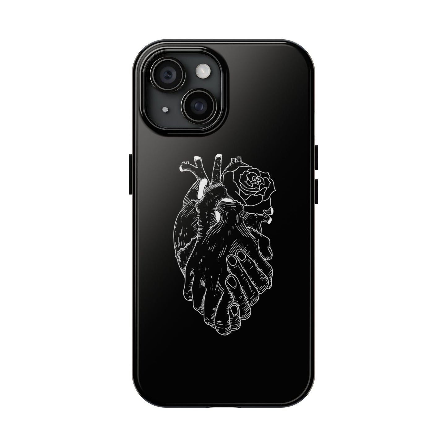 BLACK - Tough Phone Case