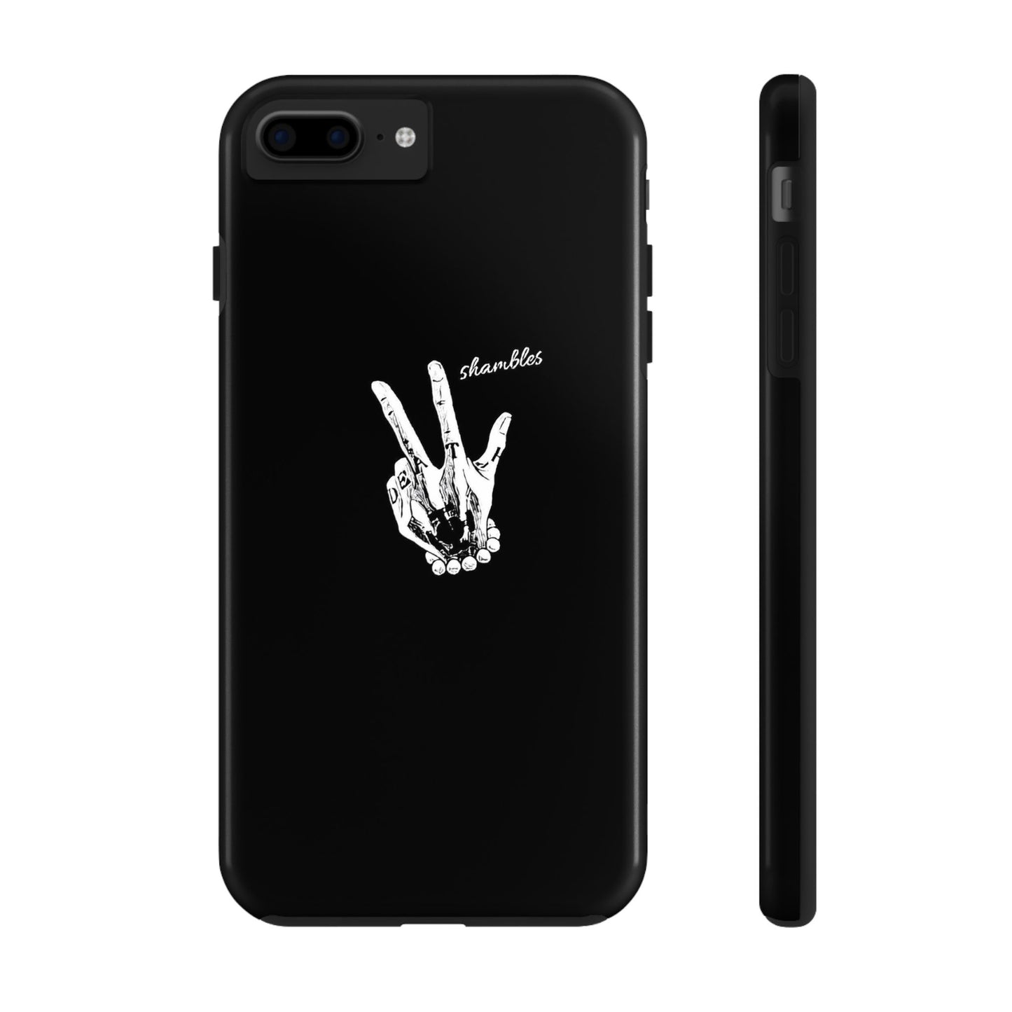 BLACK - Tough Phone Case