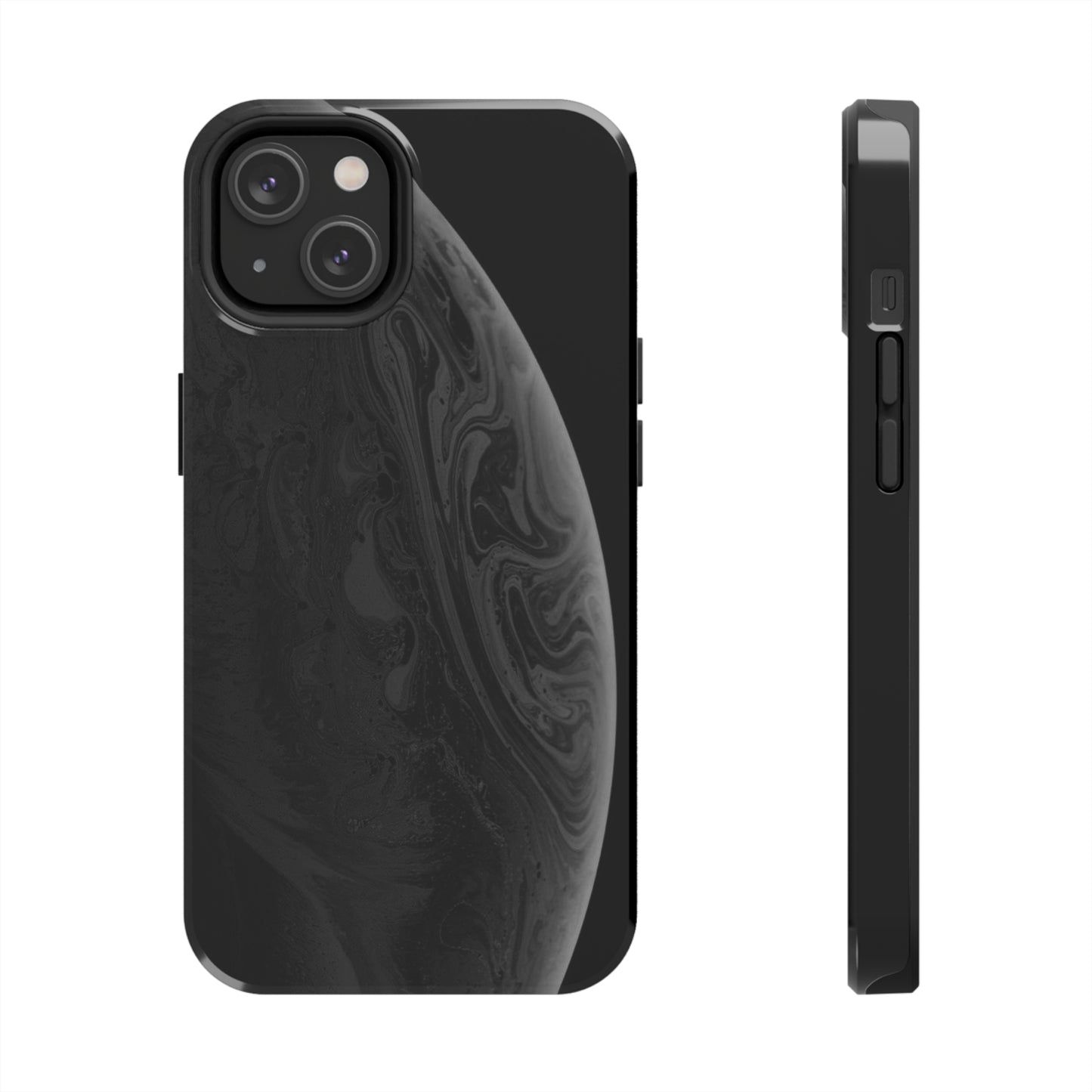 BLACK Tough Phone Case