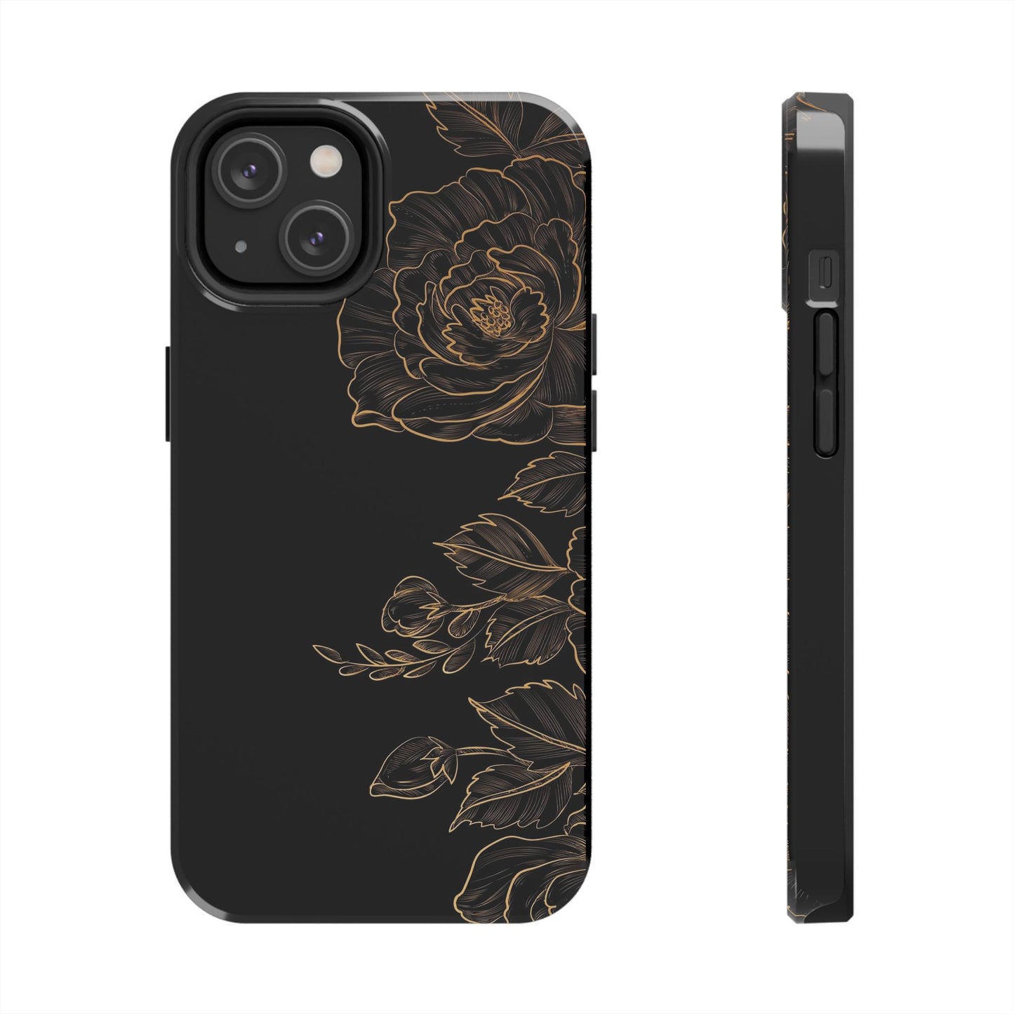 BLACK - Tough Phone Case