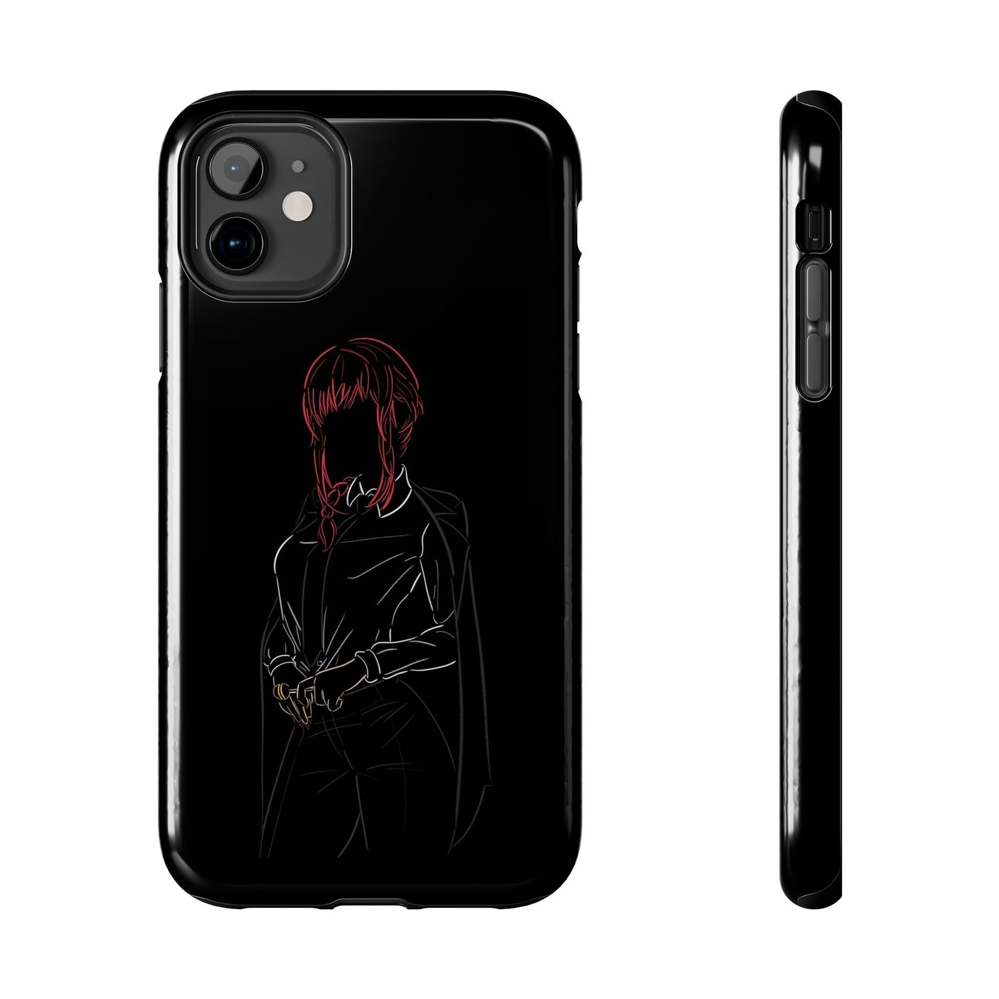 BLACK - Tough Phone Case