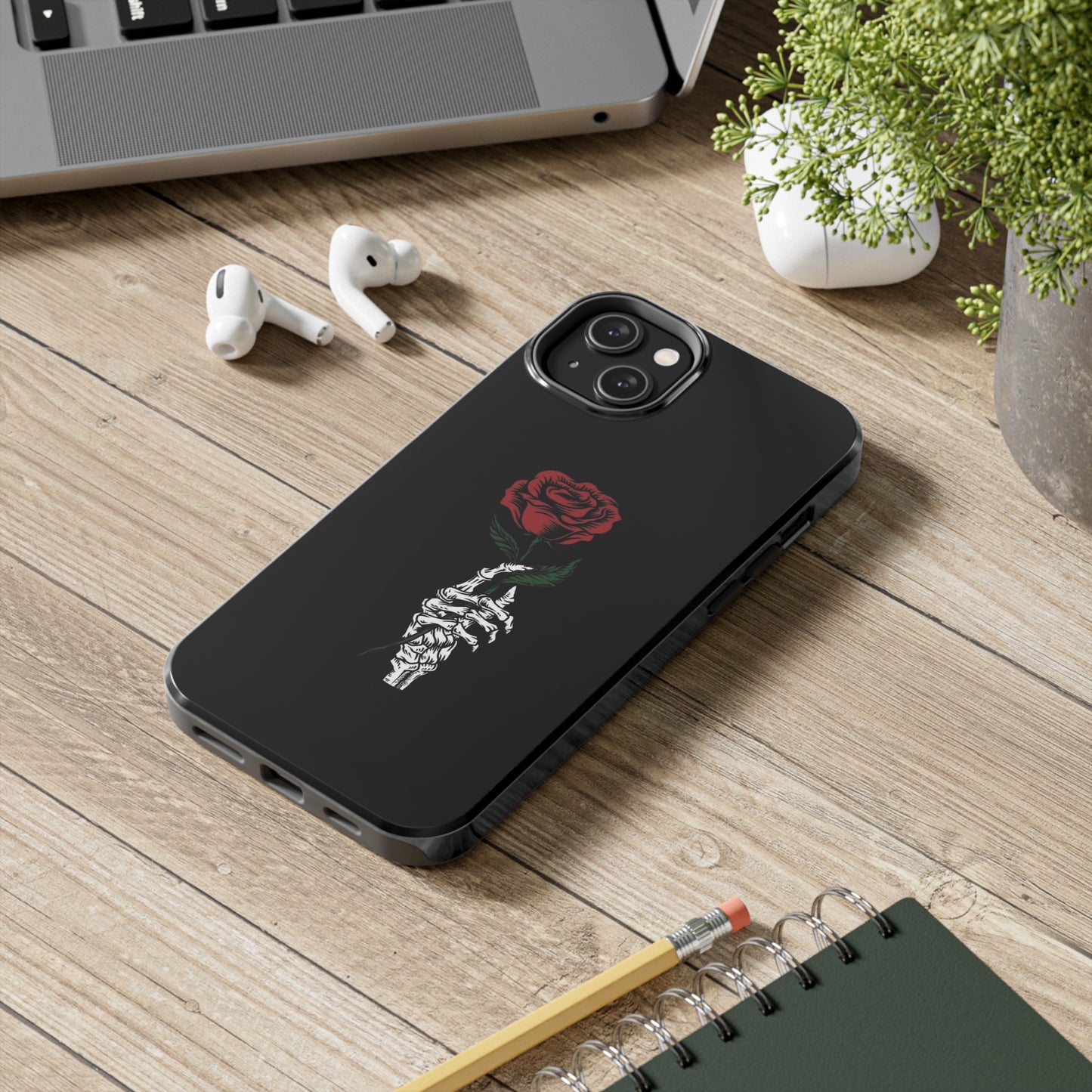 SKELETON/ROSE Tough Phone Case