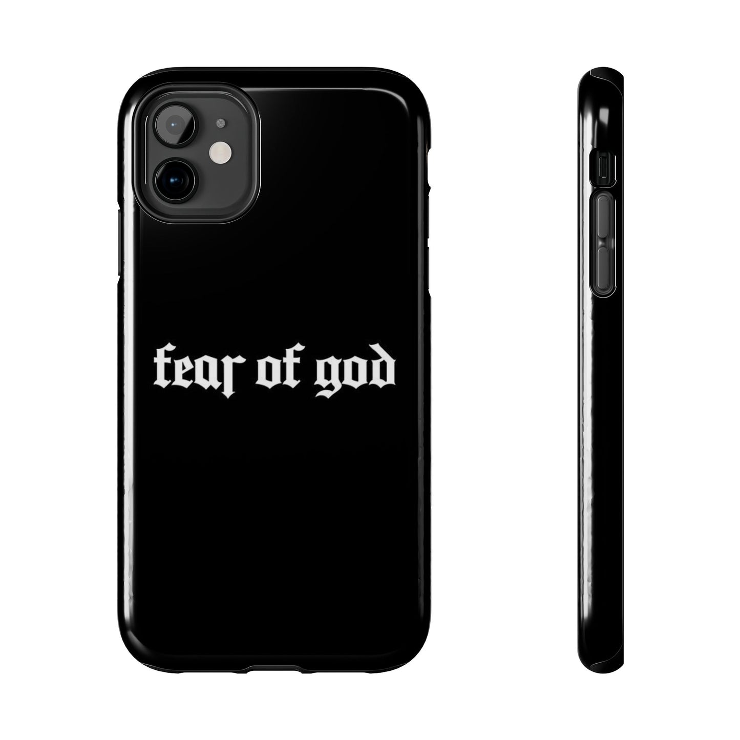 BLACK - Tough Phone Case