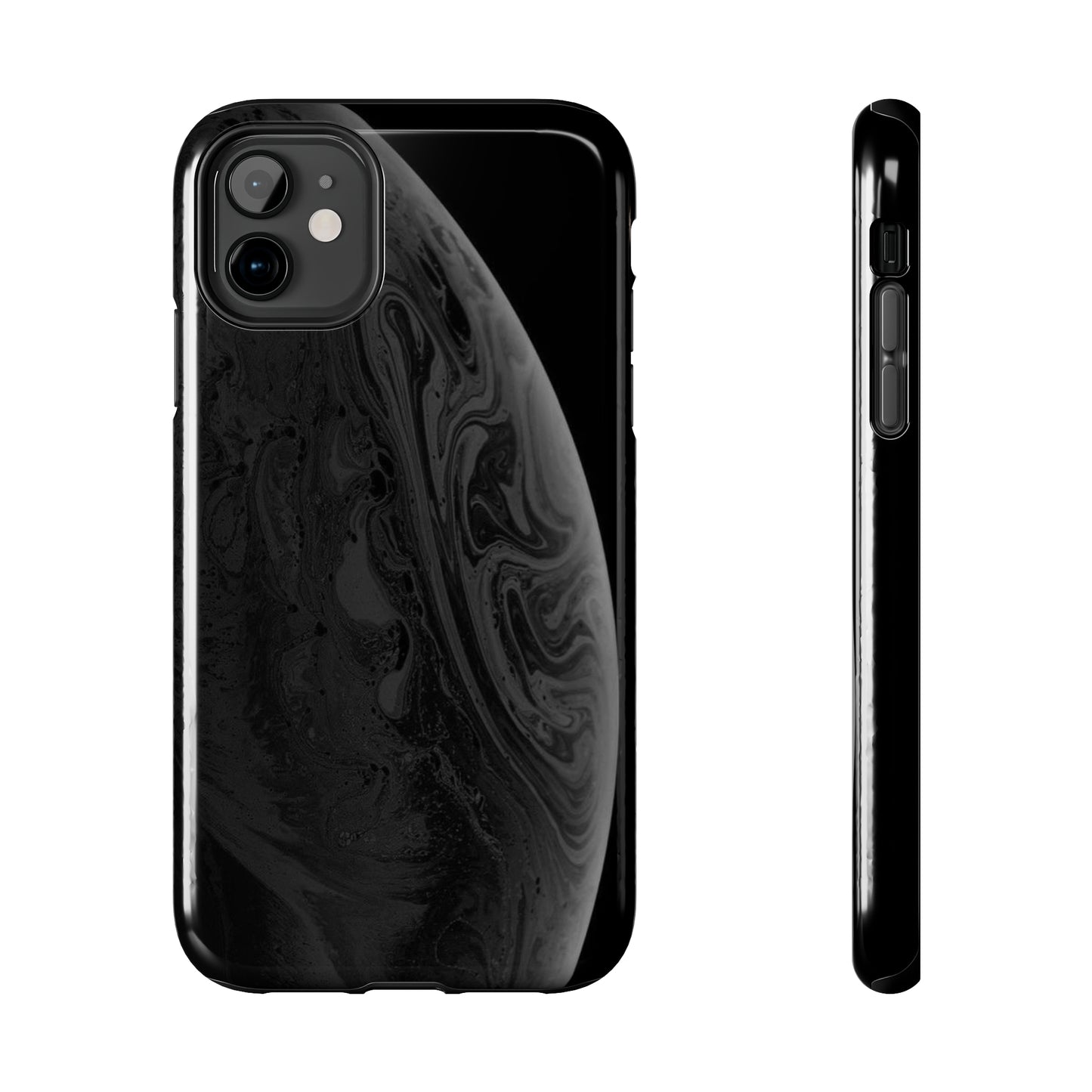 BLACK Tough Phone Case