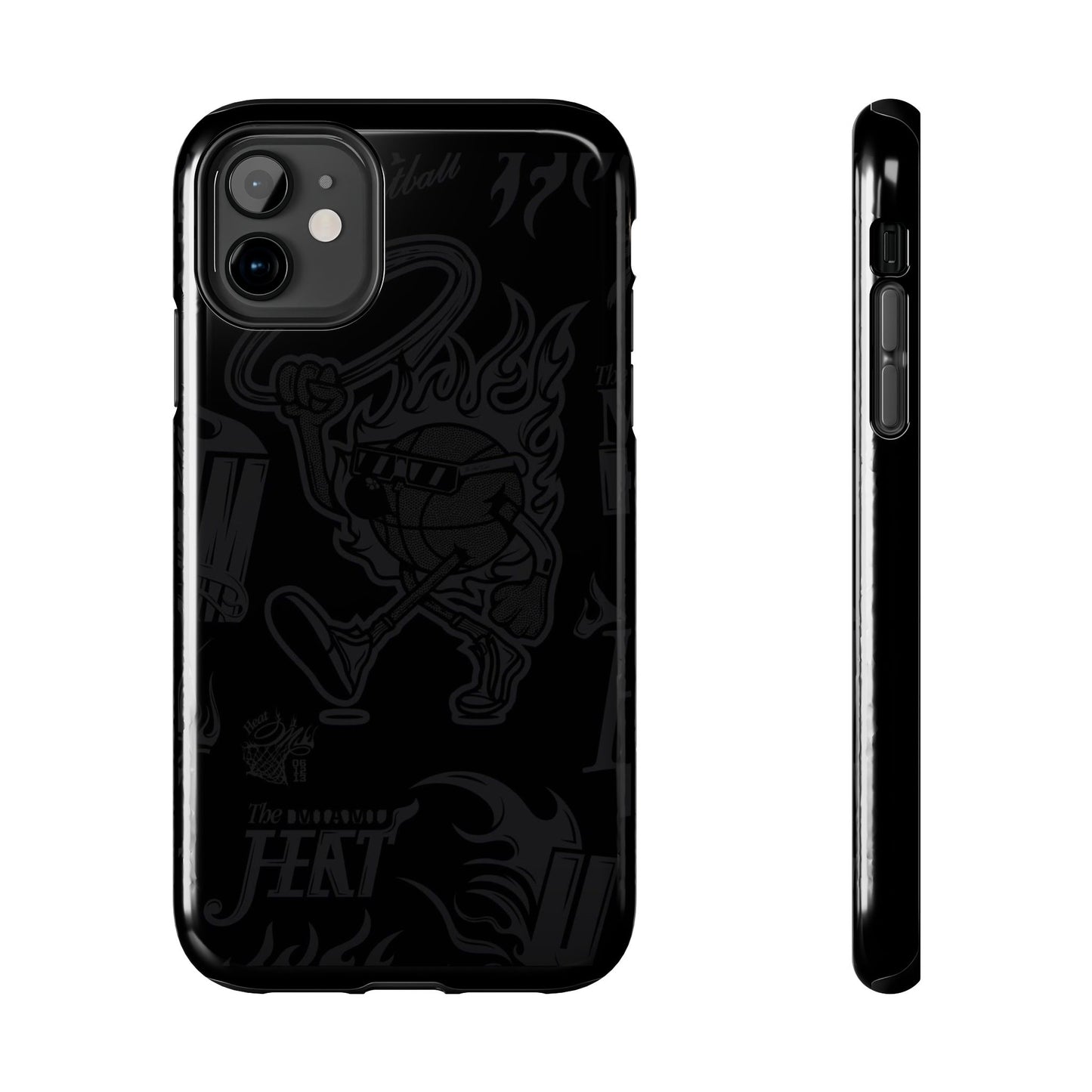 BLACK - Tough Phone Case
