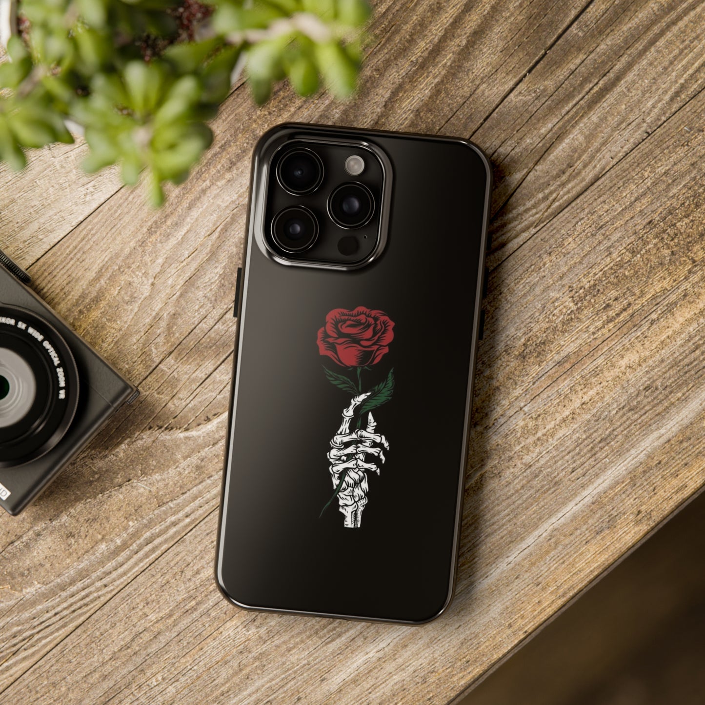 SKELETON/ROSE Tough Phone Case