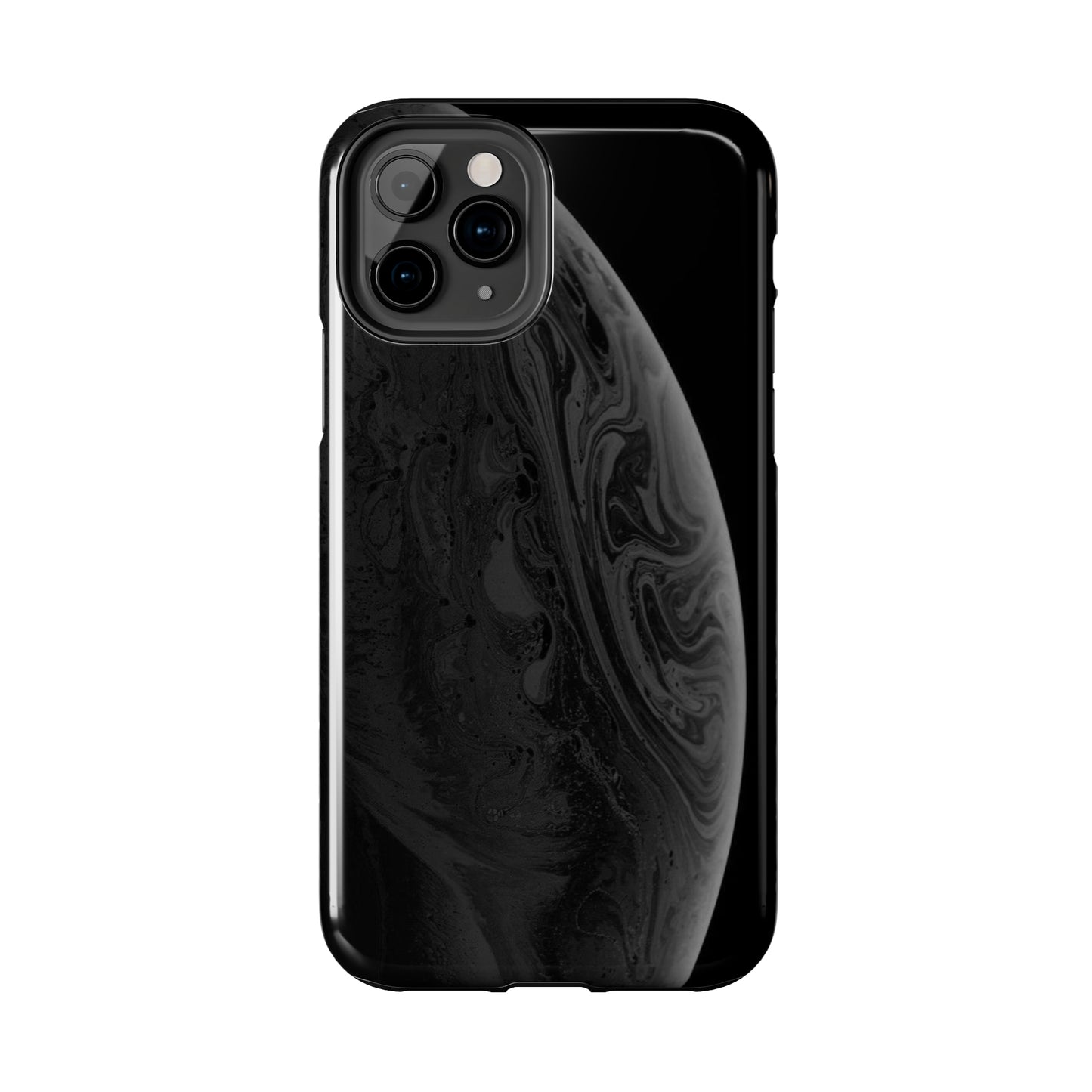 BLACK Tough Phone Case