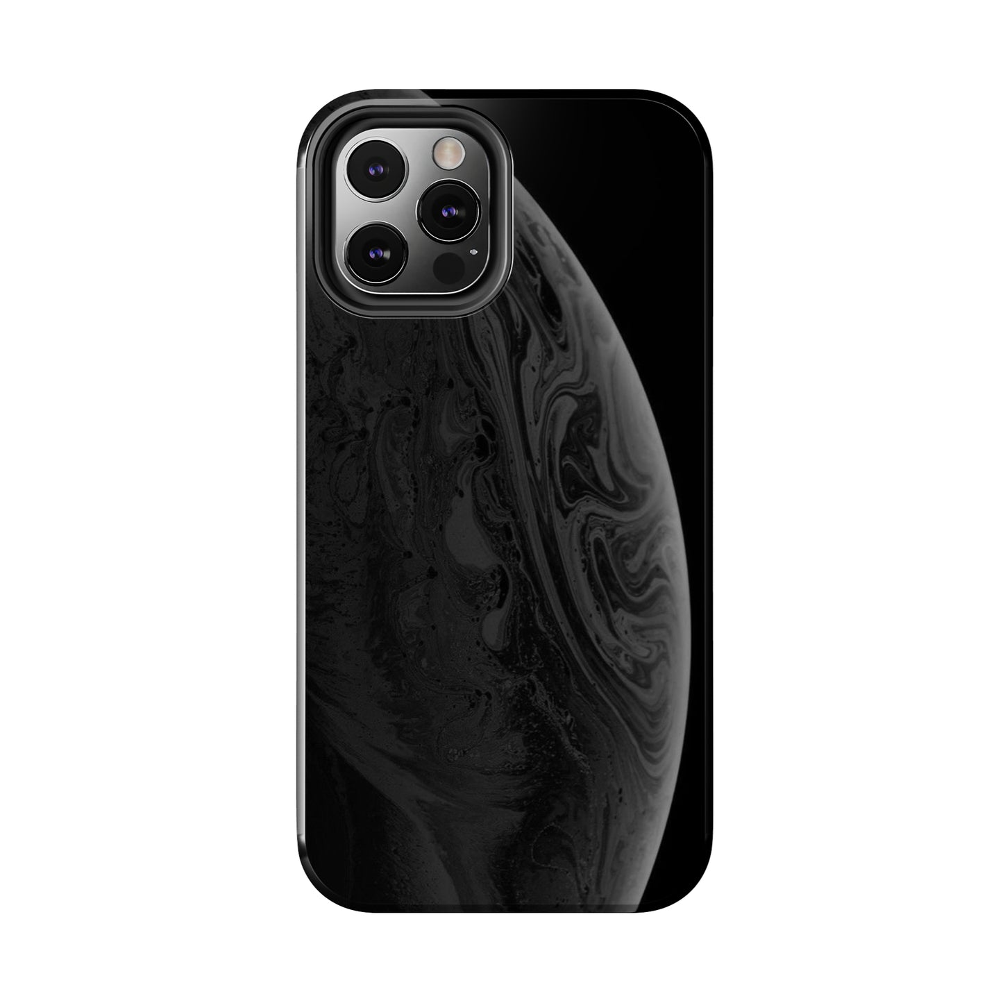 BLACK Tough Phone Case