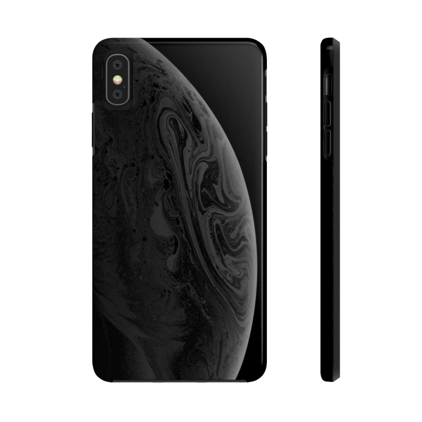 BLACK Tough Phone Case