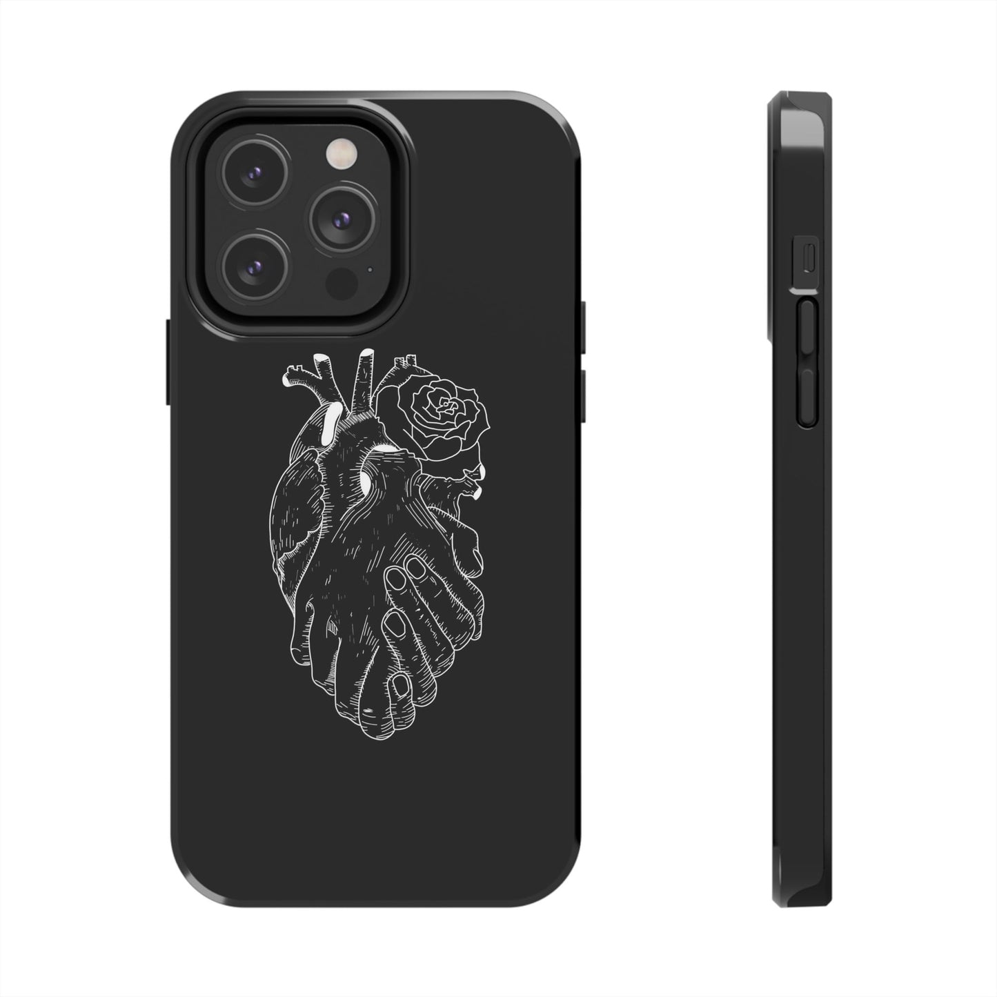 BLACK - Tough Phone Case