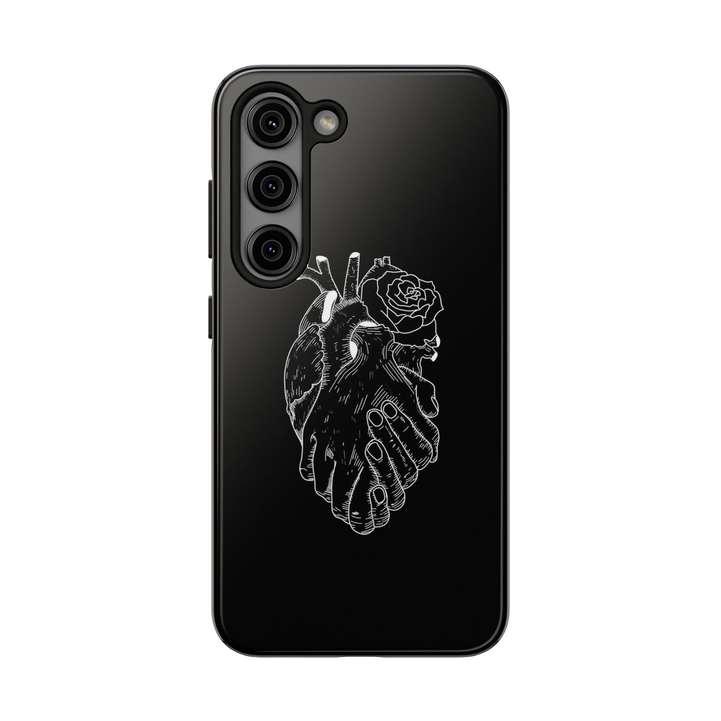 BLACK - Tough Phone Case