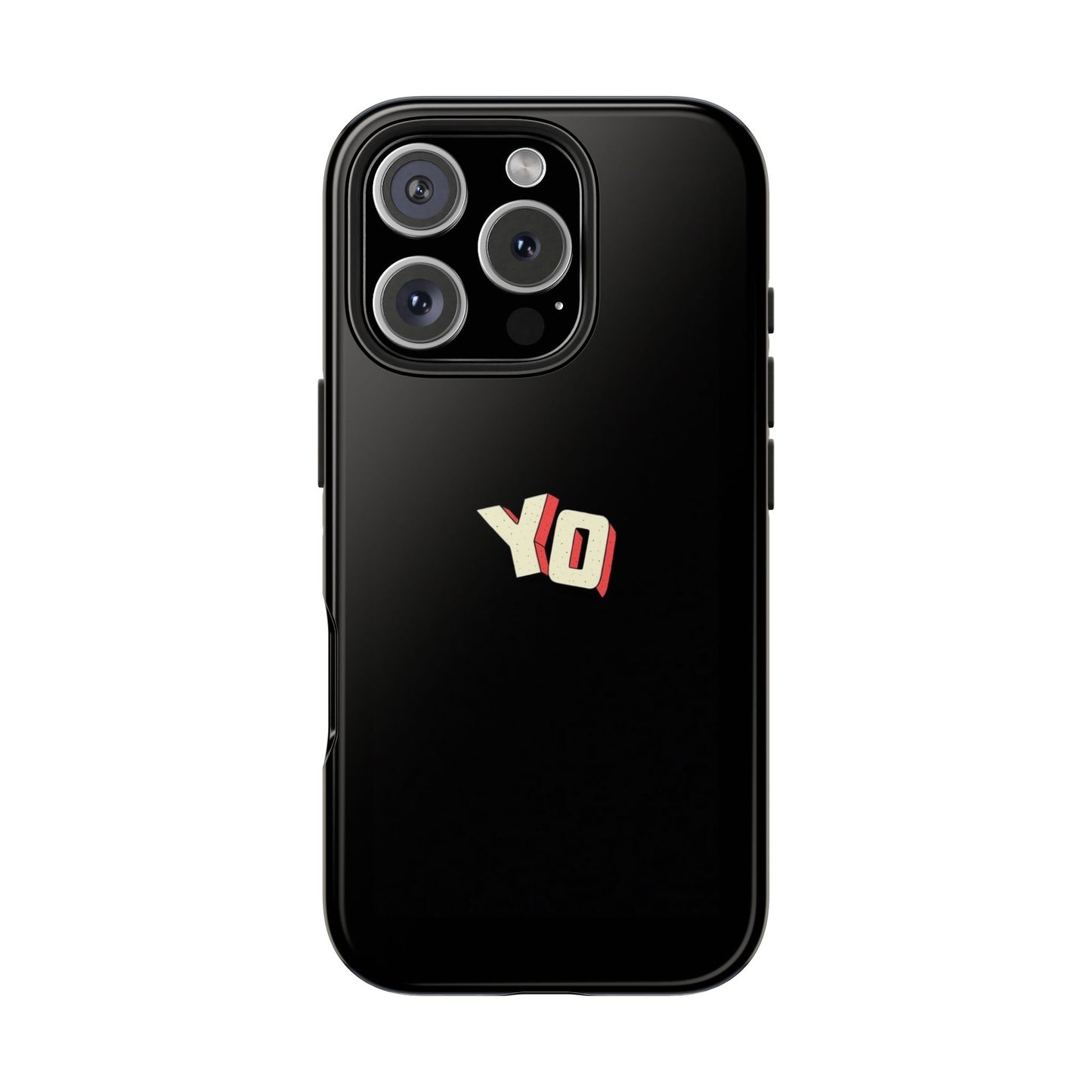 BLACK - Tough Phone Case