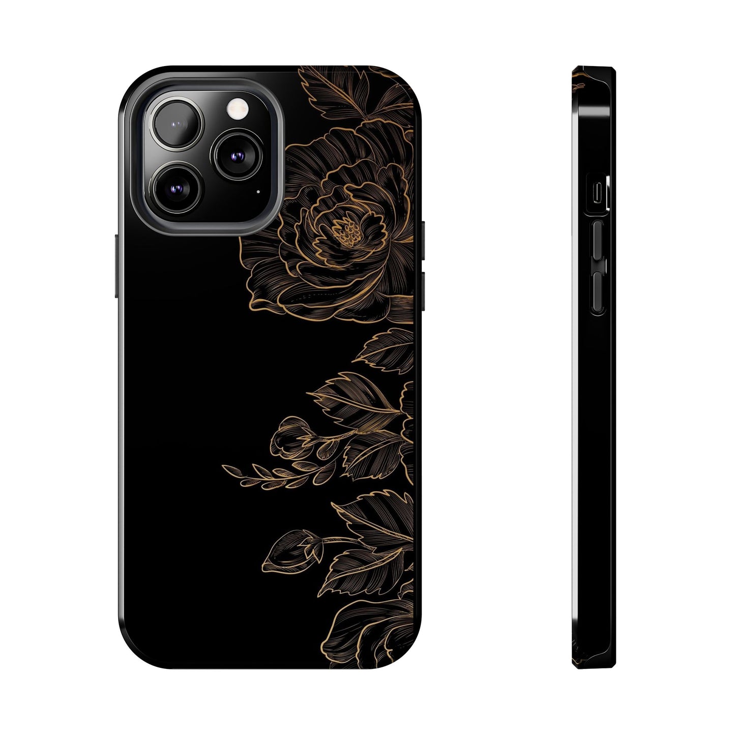 BLACK - Tough Phone Case