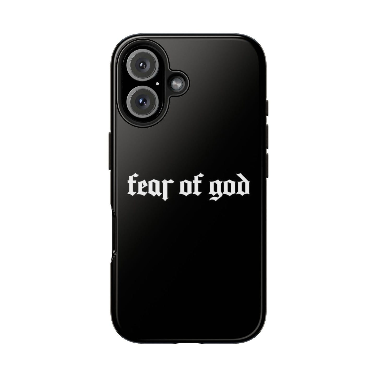 BLACK - Tough Phone Case