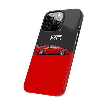 FERRARI-F-40 Slim Phone Case