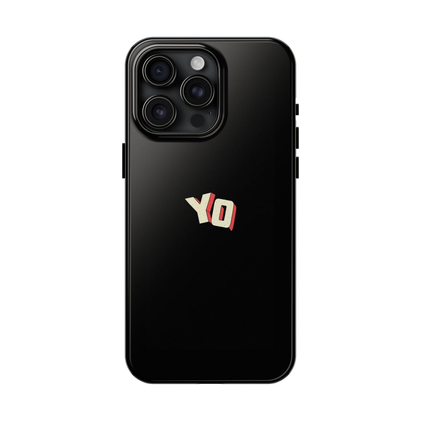 BLACK - Tough Phone Case
